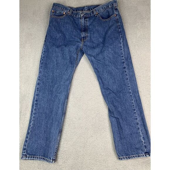 Levis‎ 505 Jeans Men's Size 40x30 Zip Button Classic Jeans Pockets Casualwear - Picture 1 of 12